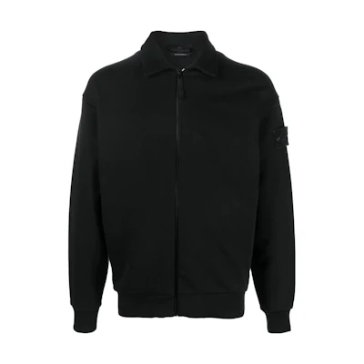 Stone Island Ghost Pieces Black Label Zip-Up Jacket Black - Fashion 7715624F3-V0029