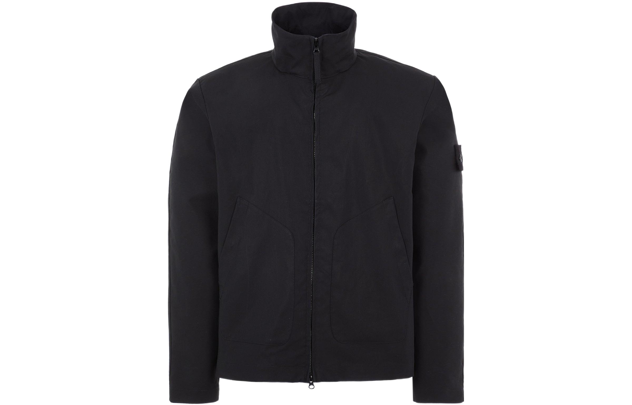 Stone Island Ghost Pieces Black Label Zip-Up Jacket - Black 7615422F1-V0029