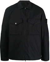 Stone Island Ghost Pieces Black Logo Collared Shirt Jacket Men’s Black 7715116F1-V0029 Stone Island Ghost Pieces Black Logo Collared Shirt Jacket Men’s Black 7715116F1-V0029