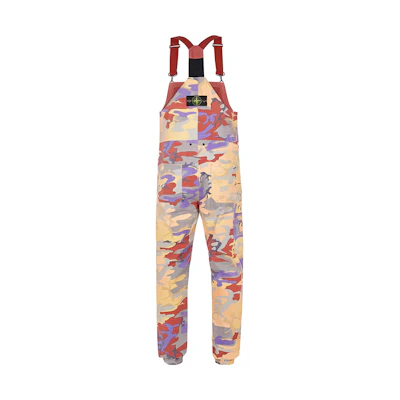 Stone Island Ghost Pieces Camouflage Ripstop Nylon Jumpsuit Orange Men 7715F01E9-V0032