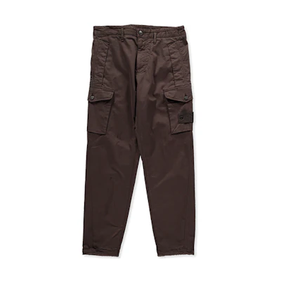 Stone Island Ghost Pieces Cargo Pants Brown Unisex Casual Straight-Leg Trousers. 7315326F4-V0070