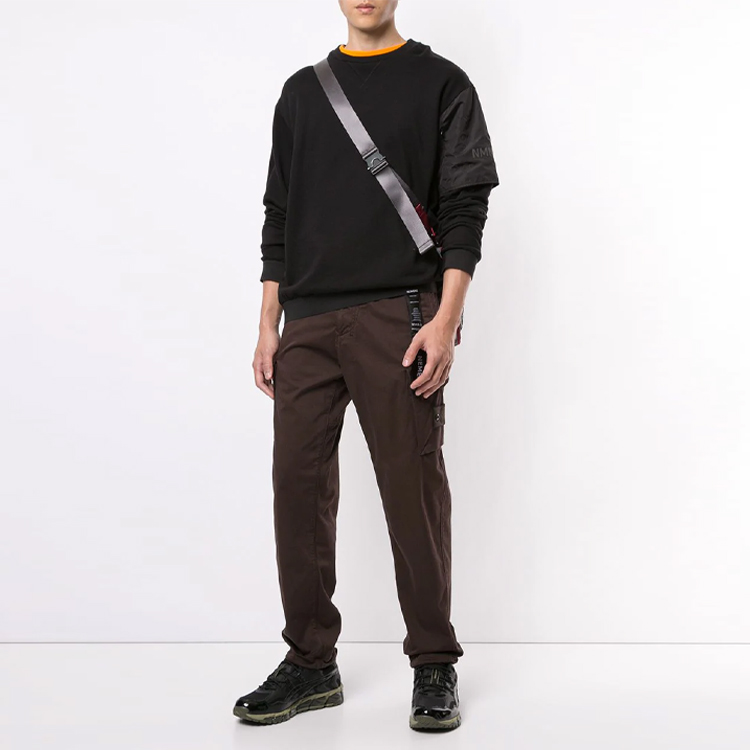 Stone Island Ghost Pieces Cargo Pants Brown Unisex Casual Straight-Leg Trousers. 7315326F4-V0070 圖 4