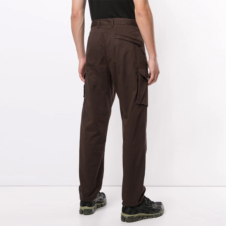Stone Island Ghost Pieces Cargo Pants Brown Unisex Casual Straight-Leg Trousers. 7315326F4-V0070 圖 5
