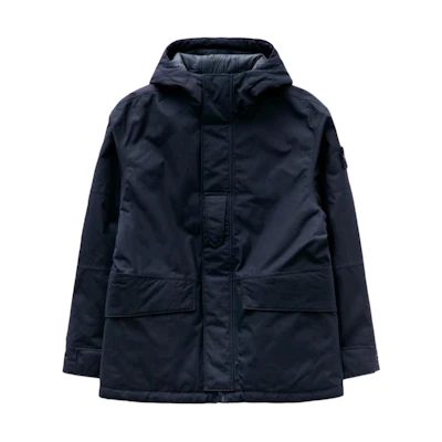 Stone Island Ghost Pieces FW23 Black Label Navy Zipper Hoodie Jacket 7915420F1-V0020
