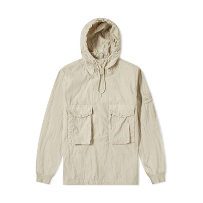 Stone Island Ghost Pieces Lightweight Pullover Jacket Khaki - 7015639F2-V0090
