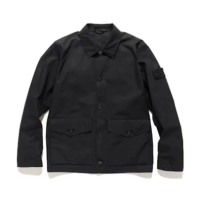 Stone Island Ghost Pieces Series Black Label Long Sleeve Jacket Men’s Black 7815437F1-V0029