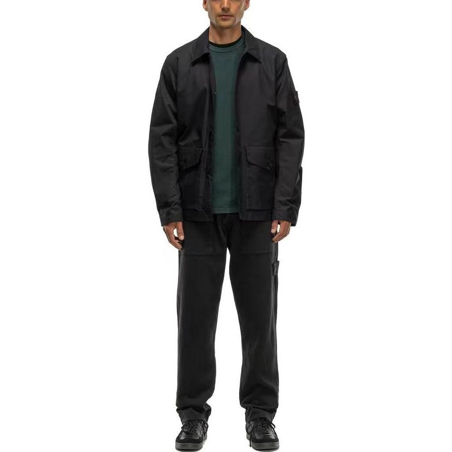 Stone Island Ghost Pieces Series Black Label Long Sleeve Jacket Men’s Black 7815437F1-V0029 圖 4