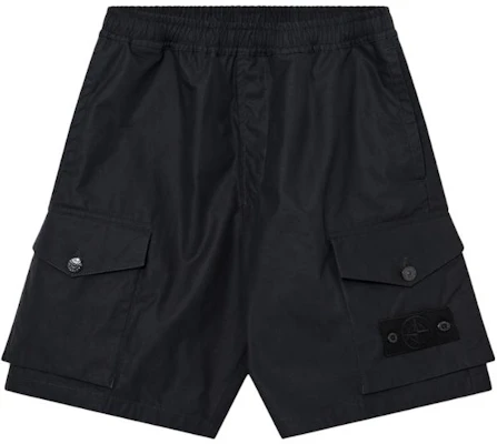 STONE ISLAND Ghost Pieces SS23黑标工装短裤 黑色 男士休闲裤 7815L02F1-V0029 Buy STONE ISLAND Ghost Pieces SS23黑标工装短裤 黑色 男士休闲裤 7815L02F1-V0029