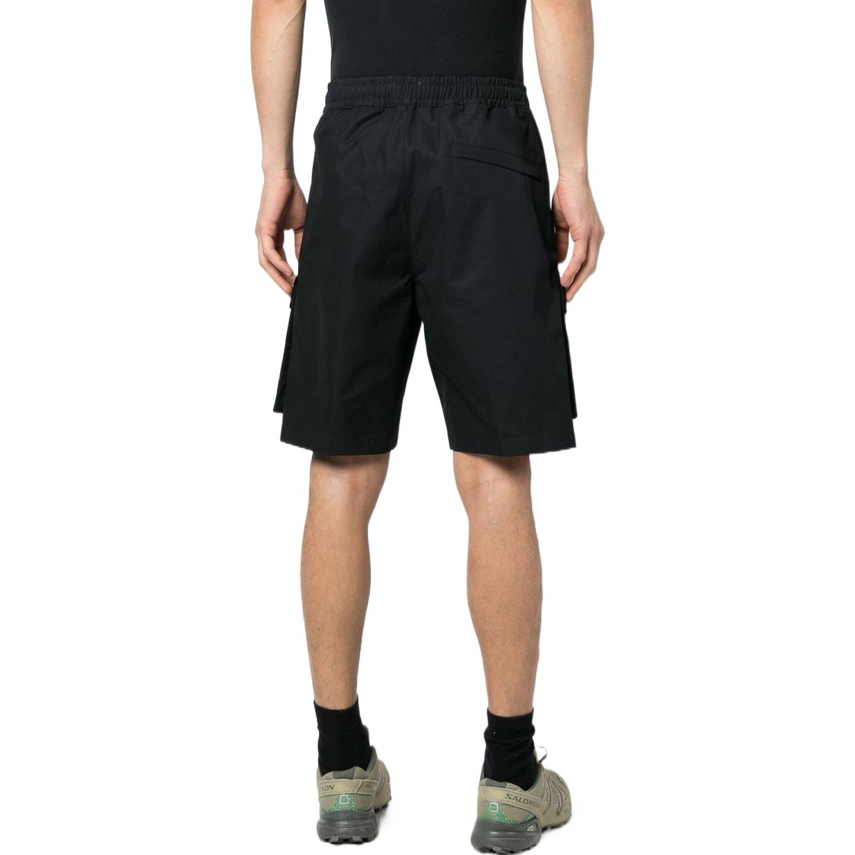 STONE ISLAND Ghost Pieces SS23 Black Label Cargo Shorts Black Mens Casual Wear 7815L02F1-V0029 圖 5