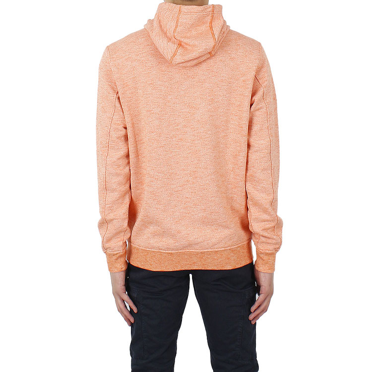 Shop ストーンアイランド ゴーストピース ユニセックス オレンジ 刺繍ロゴ付きパーカー 701565438-V0F32