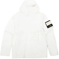Stone Island Ghost Pieces White Label Logo Multi-Pocket Softshell Windbreaker White 6815426F1-V0099 Stone Island Ghost Pieces White Label Logo Multi-Pocket Softshell Windbreaker White 6815426F1-V0099