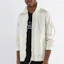 Sizing 스톤 아일랜드 고스트 피스 화이트 라벨 라이오셀 새틴 셔츠 재킷 화이트 남성. 7615112F2-V0099