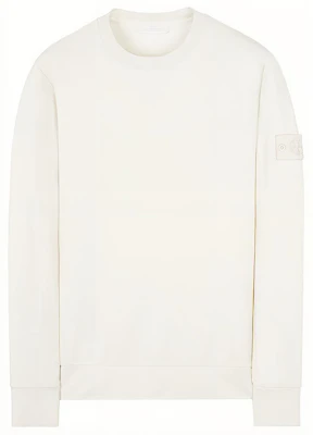 Stone Island Ghost Pieces White Label Pullover Loose Fit Sweatshirt Putih 7615632F3-V0099 Buy Stone Island Ghost Pieces White Label Pullover Loose Fit Sweatshirt Putih 7615632F3-V0099