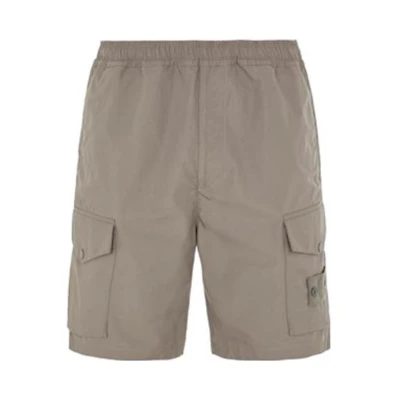 STONE ISLAND Ghost Series Elastic Waist Casual Shorts. 7715L02F1-V0067