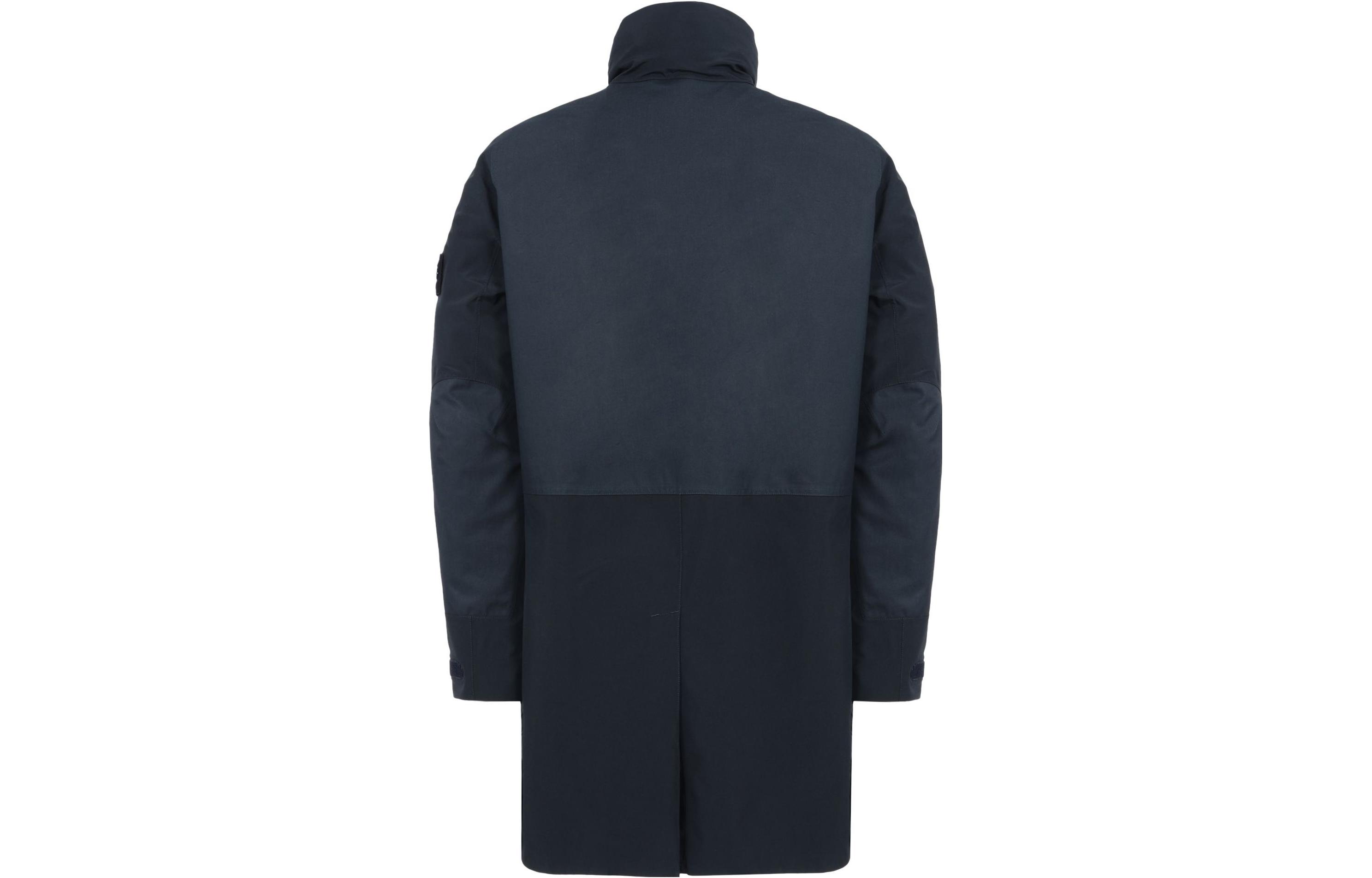 Stone Island Ghost Series Navy Blue Hooded Long Zip Jacket for Men. 6815702F1-V0020 圖 3