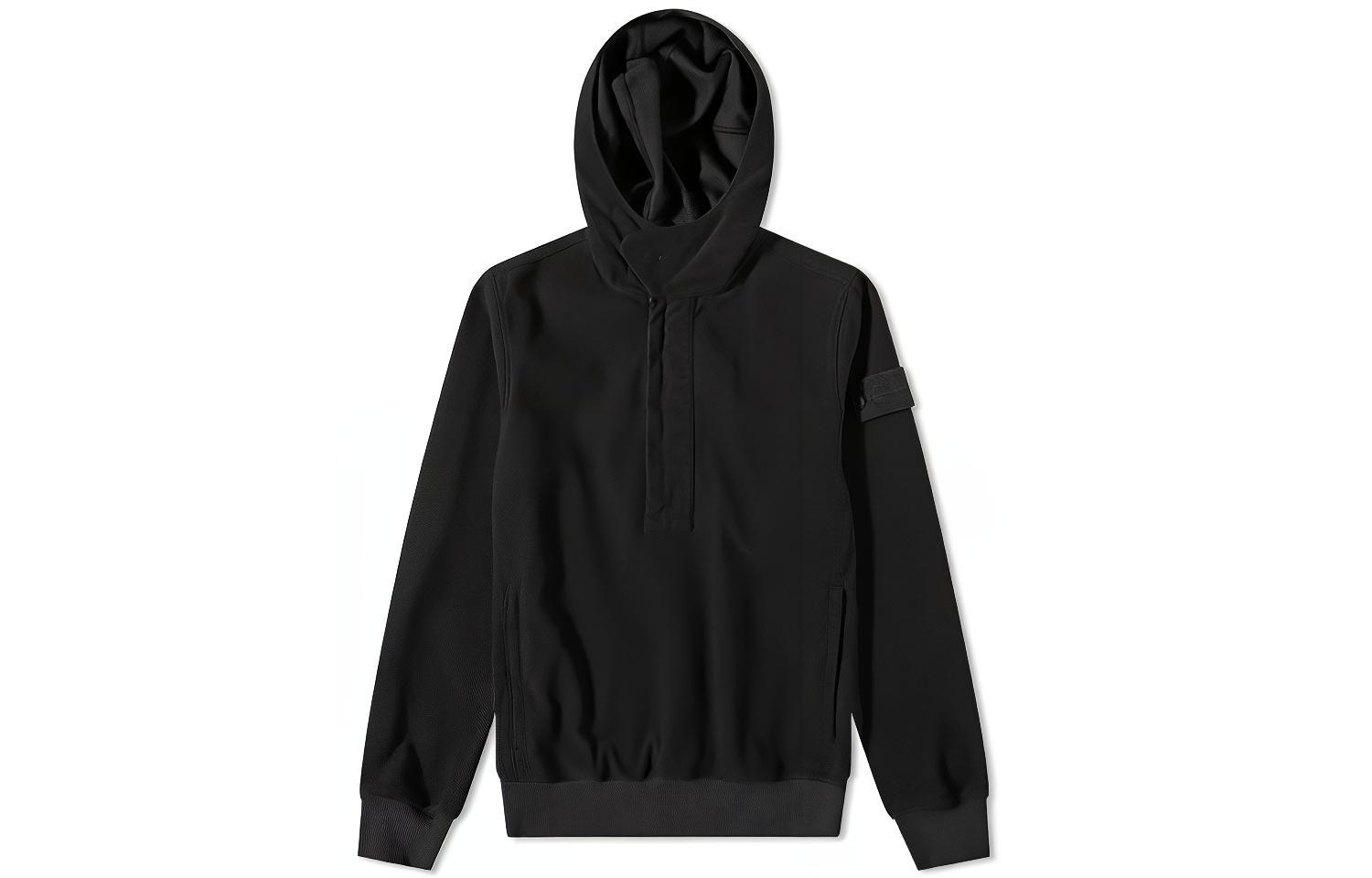 Stone Island Ghost Series Pullover Hoodie Black Label Black 7515667F3-V0029