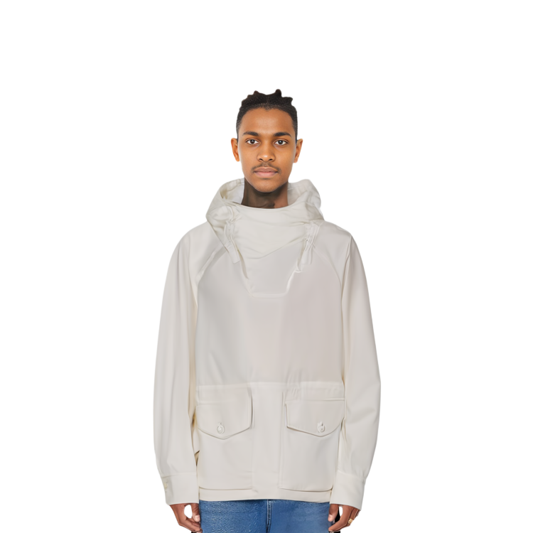 STONE ISLAND Ghost Series White Label Solid Color Patch Hoodie White - 7715438F1-V0099 圖 4