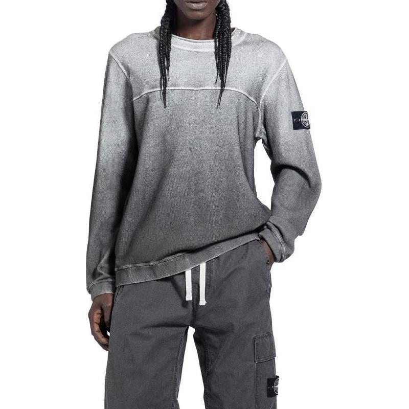 Order Sudadera Hombre Stone Island Gradiente Manga Larga Crewneck Gris 8115657T3-V0062