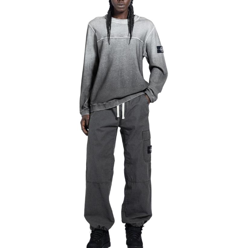 Purchase Sudadera Hombre Stone Island Gradiente Manga Larga Crewneck Gris 8115657T3-V0062