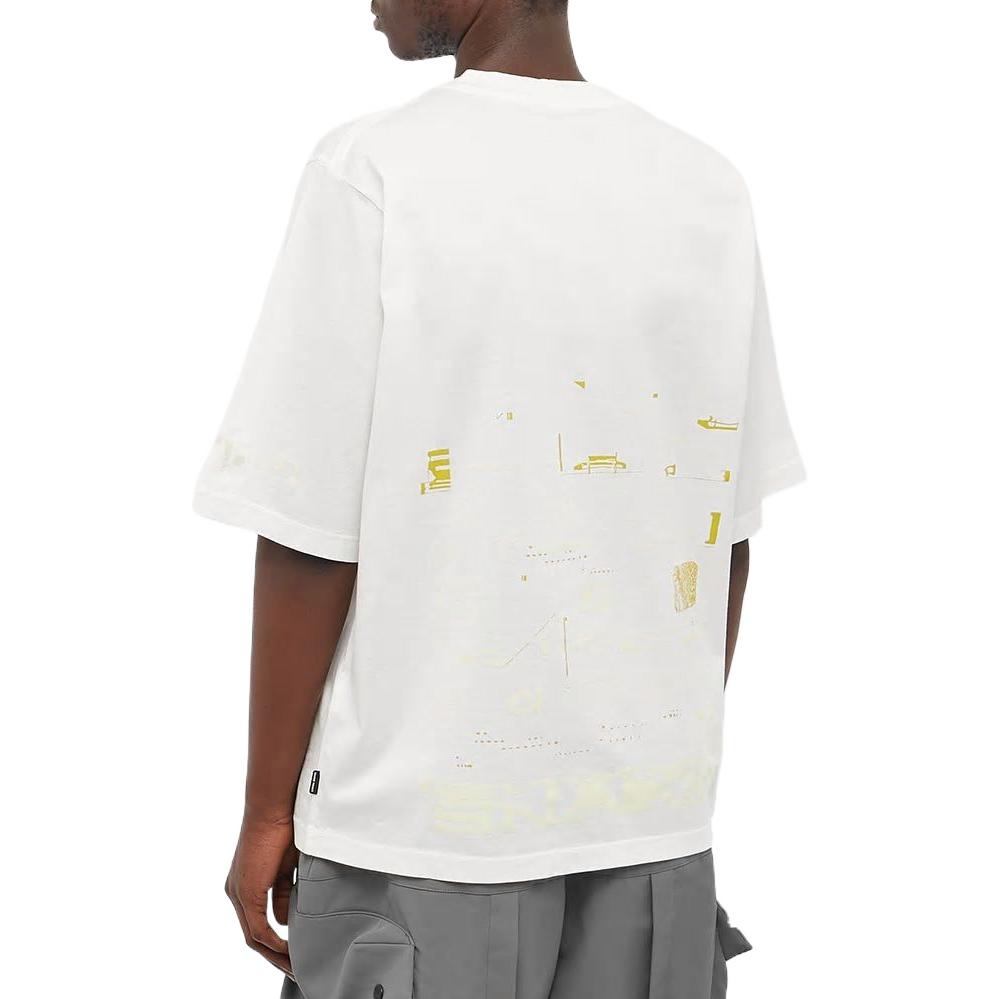 Shop Stone Island Baju-T Grafik Cetak Crewneck Pullover. 77192011B-V0099