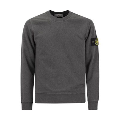 Stone Island Gray Crewneck Pullover Sweatshirt Long Sleeve 801563051-V0M67