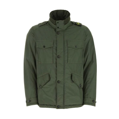 Stone Island Green Casual Stand Collar Jacket 731543532-V0059