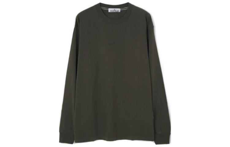 Stone Island Green Crewneck Pullover Sweatshirt Long Sleeve 79152RL90-V0058
