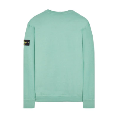 Stone Island Green Crewneck Pullover Sweatshirt Long Sleeve 801563051-V0052