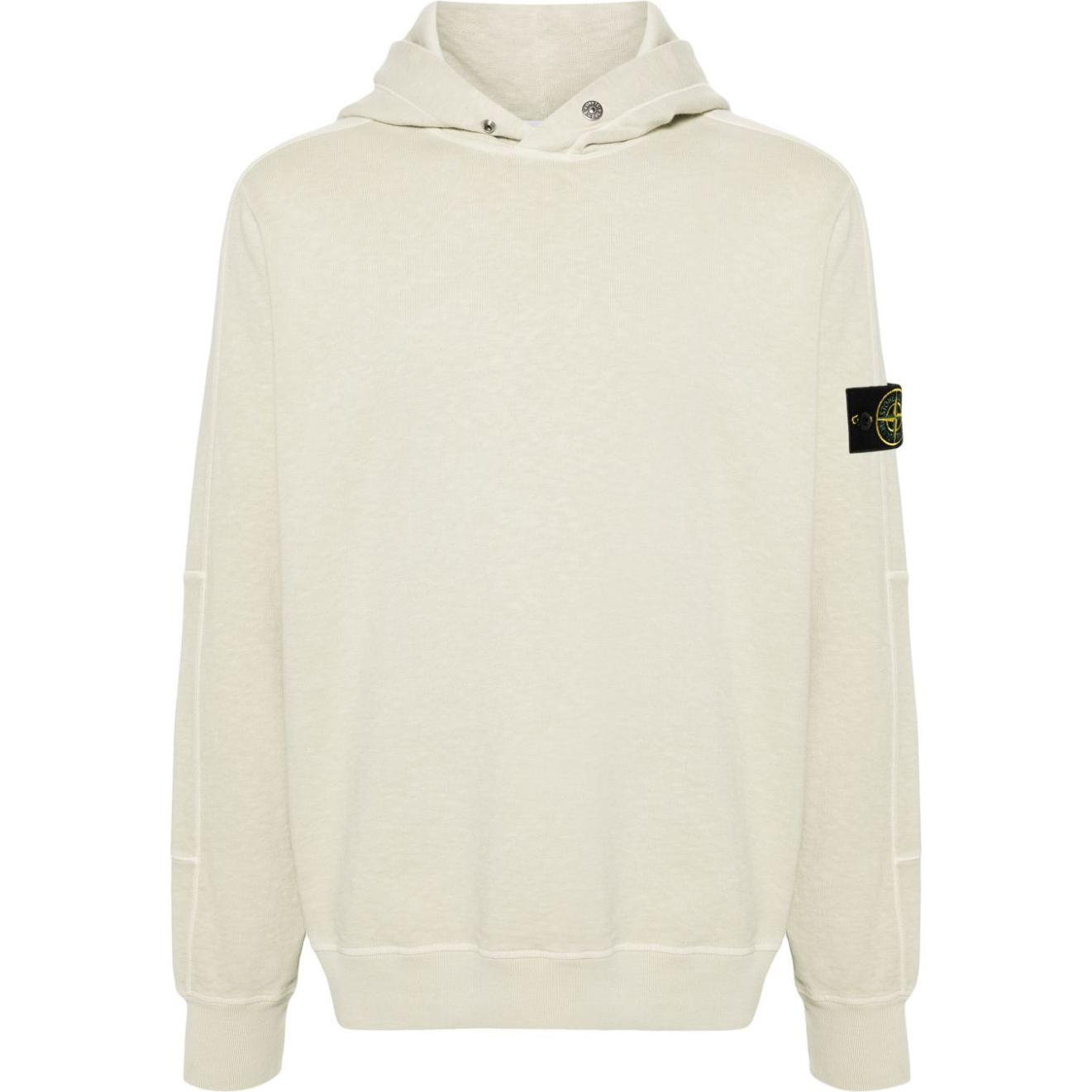 Stone Island Green Logo Icon Hoodie Long Sleeve Sweatshirt 801565860-V0151