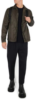 Stone Island绿色纯色长袖纽扣夹克 791510525V0058 Shop Stone Island绿色纯色长袖纽扣夹克 791510525V0058