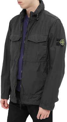 Jaket Poket Zip Logo Patch Solid Kelabu Stone Island 761540532-V0065 Lookbook Jaket Poket Zip Logo Patch Solid Kelabu Stone Island 761540532-V0065