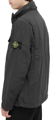 Jaket Poket Zip Logo Patch Solid Kelabu Stone Island 761540532-V0065 Shop Jaket Poket Zip Logo Patch Solid Kelabu Stone Island 761540532-V0065