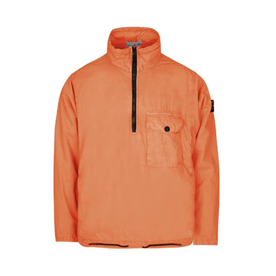 Stone Island Half-Zip Orange Jacket for Men 7215113WN-V0137