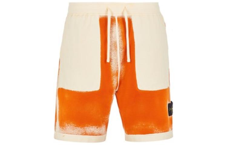 Stone Island Hand Sprayed Printed Drawstring Casual Shorts Brown for Men. 7815647T2-V0073 圖 2
