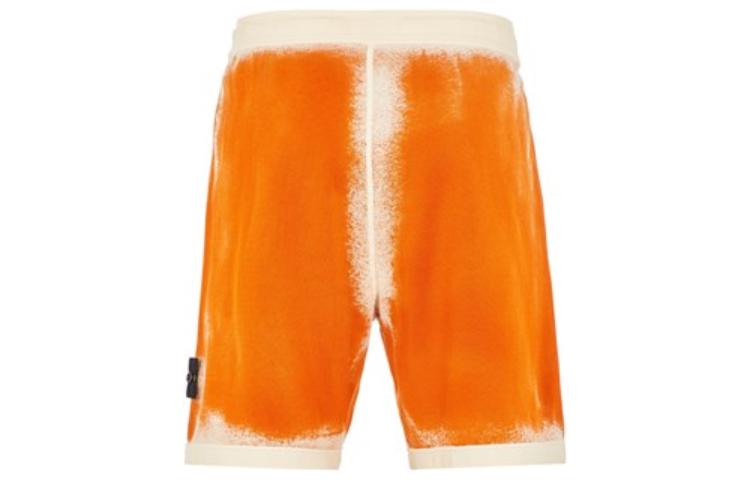 Stone Island Hand Sprayed Printed Drawstring Casual Shorts Brown for Men. 7815647T2-V0073 圖 3