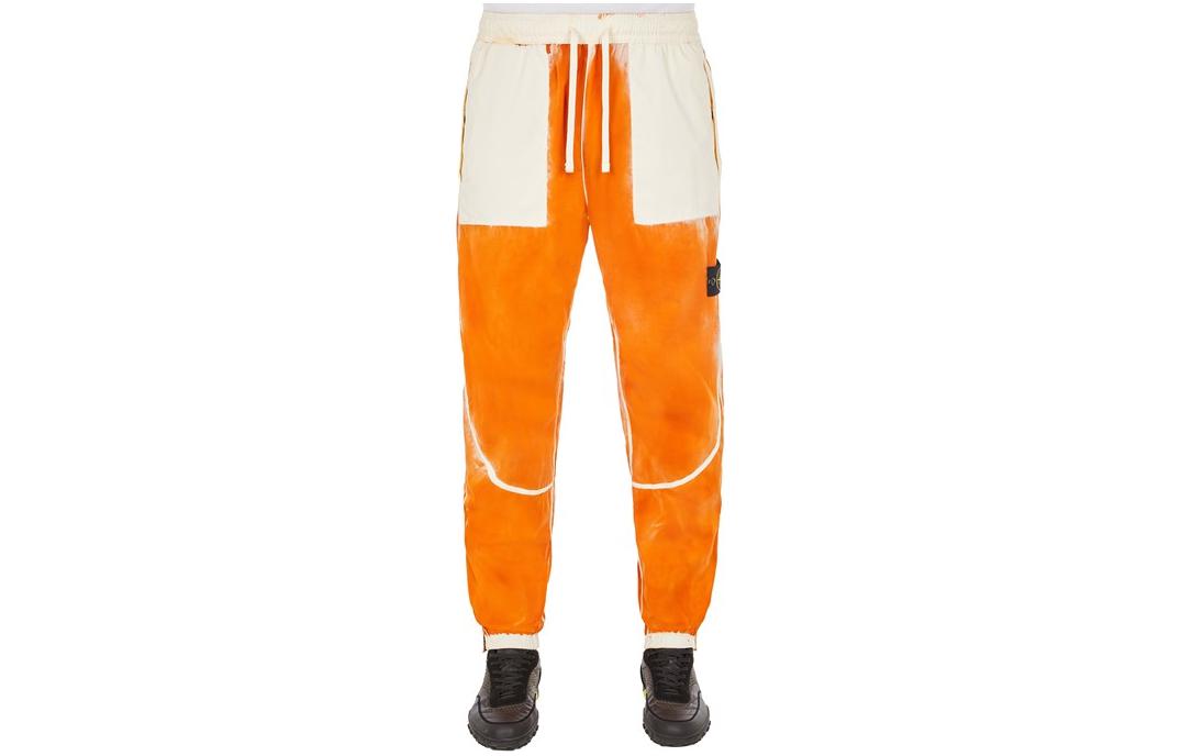 STONE ISLAND Hand Sprayed SS23  Drawstring Casual Pants - Handcrafted Print. 7815318T3-V0073 圖 2