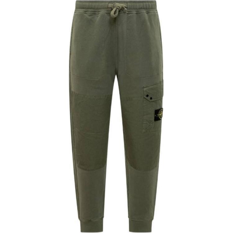 Stone Island High-Waisted Relaxed Fit Logo Pants Men’s Olive Green 811564020-V0059 圖 2