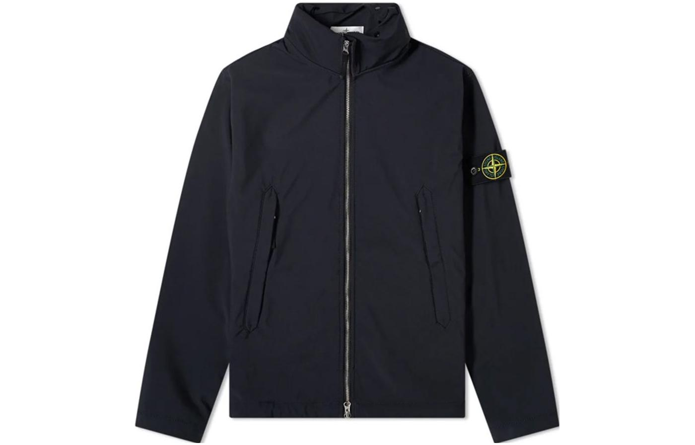 STONE ISLAND High Neck Full-Zip Jacket with Large Pockets Black 721540827-V0028 圖 2