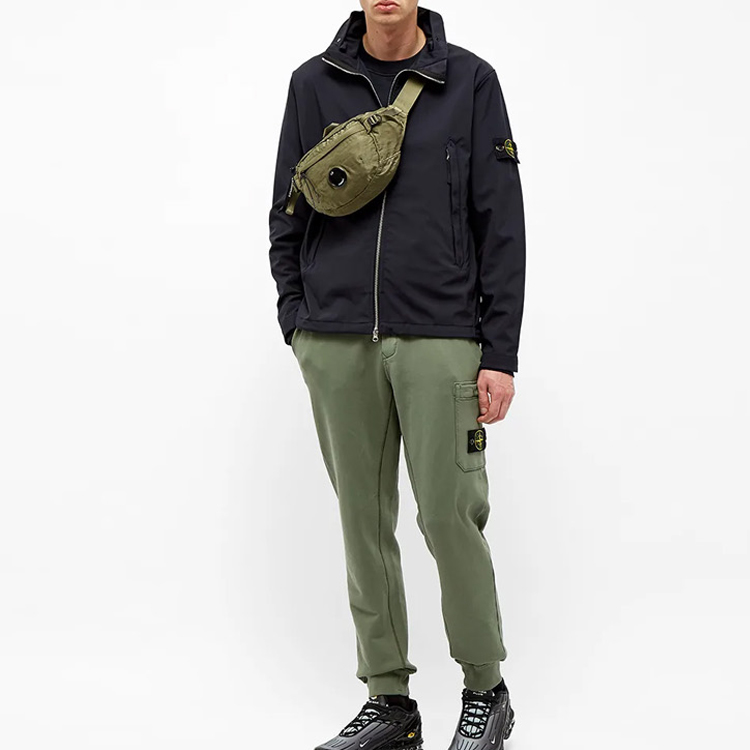 STONE ISLAND High Neck Full-Zip Jacket with Large Pockets Black 721540827-V0028 圖 3