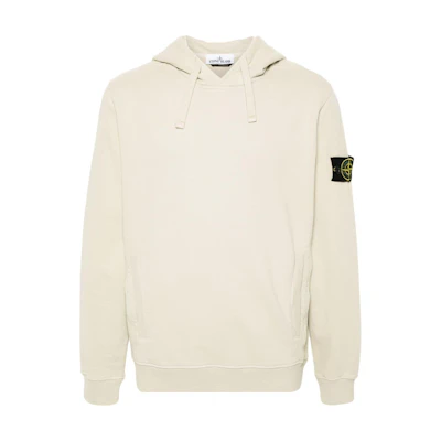Stone Island Hoodie Solid Color Logo Patch Off-White 811560820-V0097