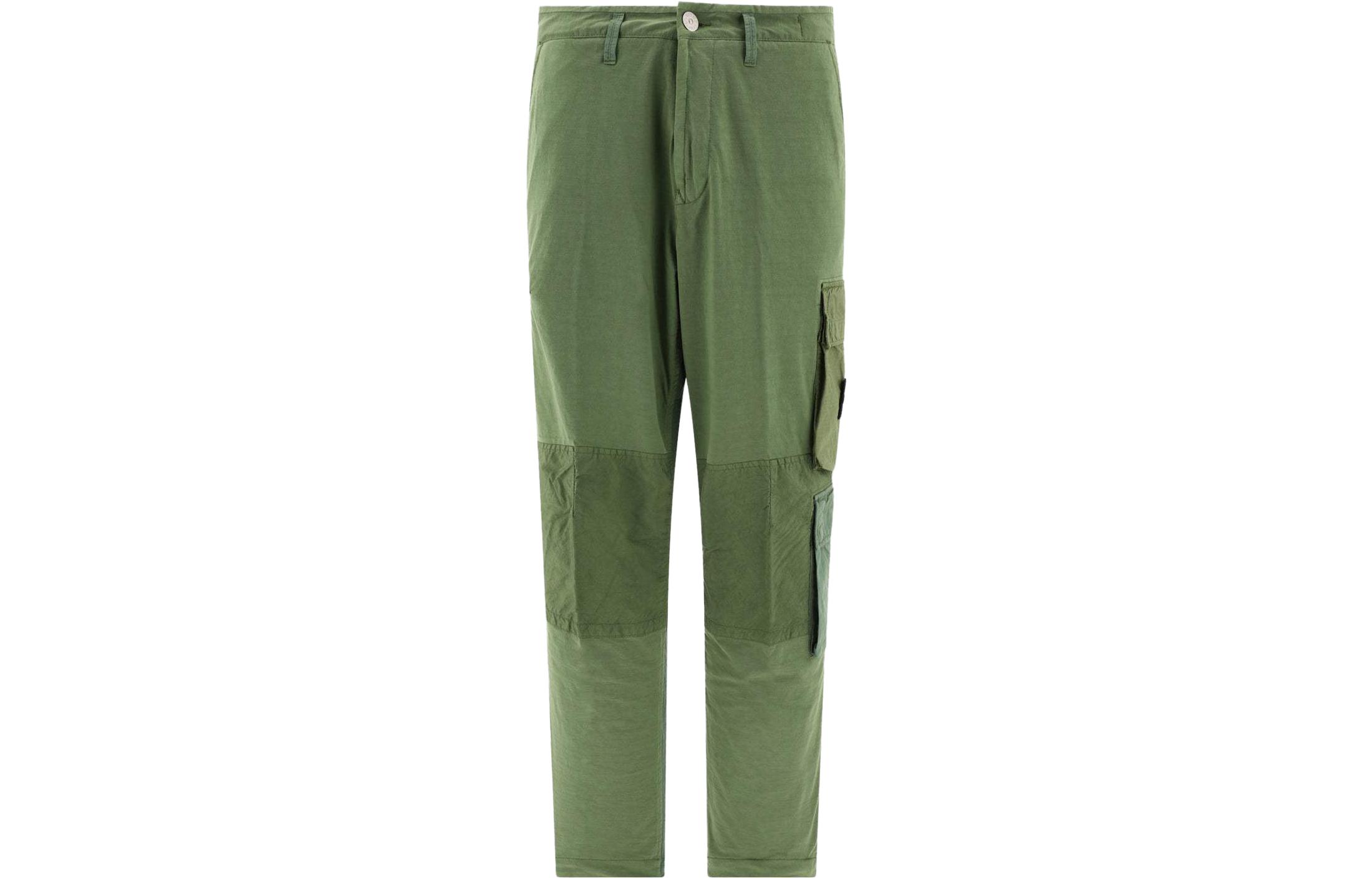 Stone Island HYPE-TC SS23  Green Cargo Pants Casual Sportswear. 781532032-V0055