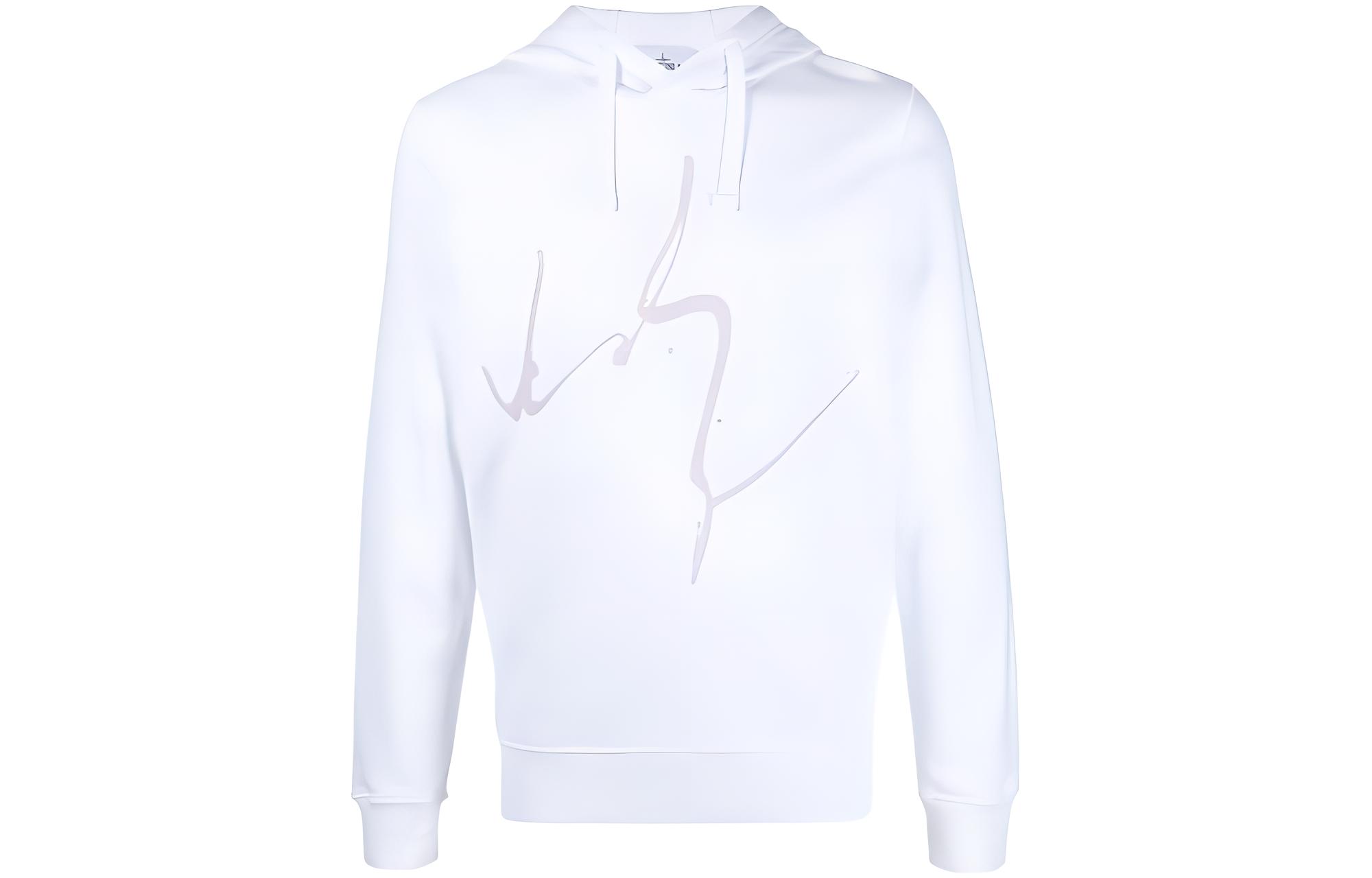 Stone Island Ink Print Solid Color Drawstring Hoodie Men’s Long Sleeve 761566481-V0001