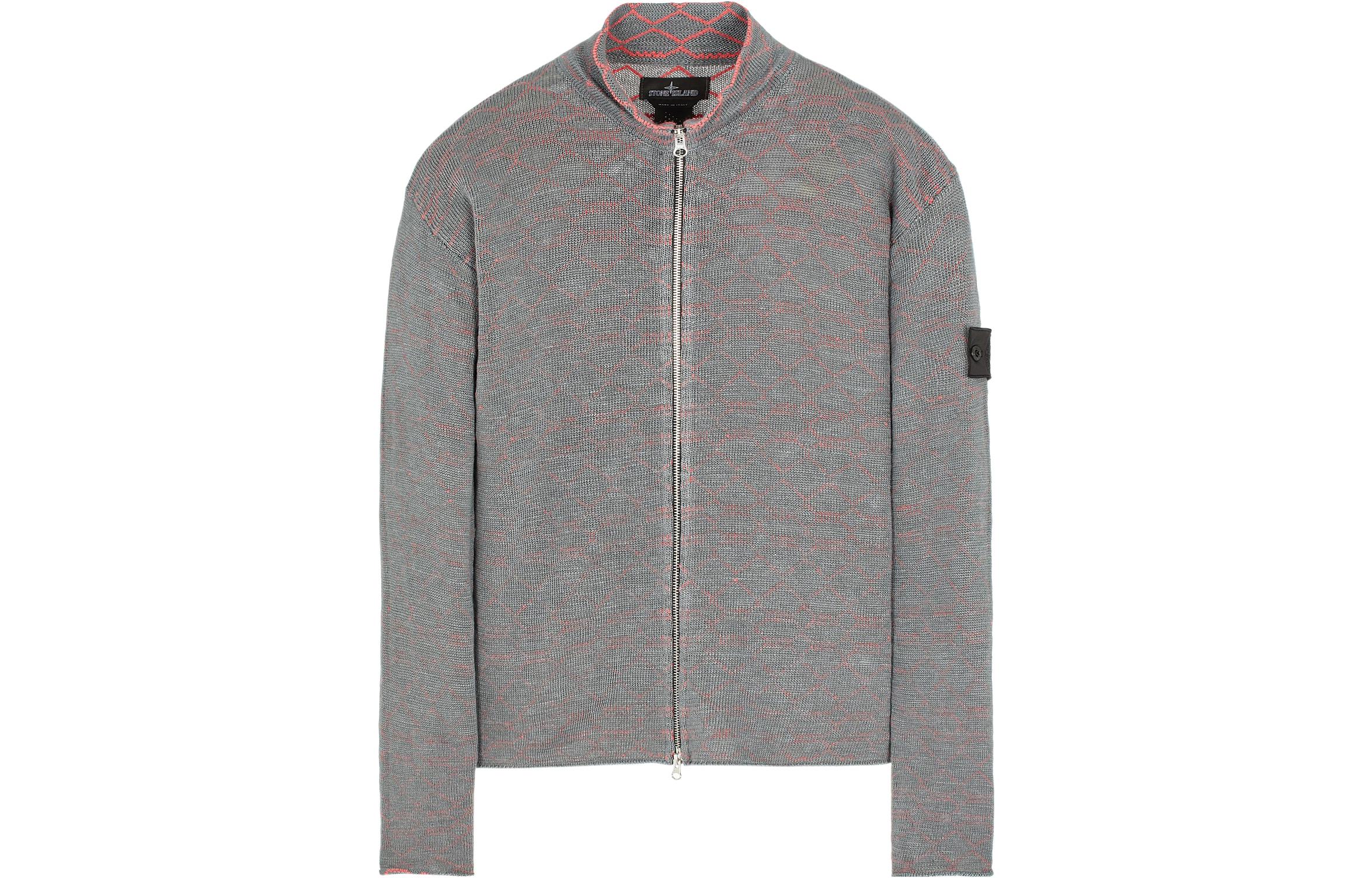 Stone Island Knitted Long-Sleeve Jacket 76195121F-V0065