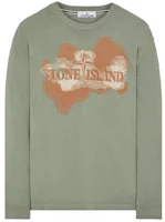 Stone Island Letter Print Crewneck Long Sleeve Sweatshirt Green 80152RLE7-V0055 Stone Island Letter Print Crewneck Long Sleeve Sweatshirt Green 80152RLE7-V0055