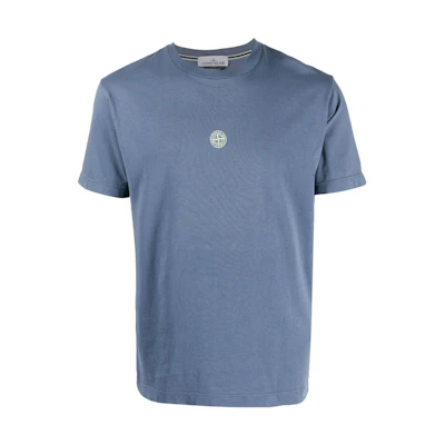 STONE ISLAND Letter Print Graphic Short Sleeve T-Shirt for Men 78152NS87-V0024