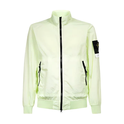Stone Island Light Green Logo Badge Long Sleeve Jacket POIZON240805567