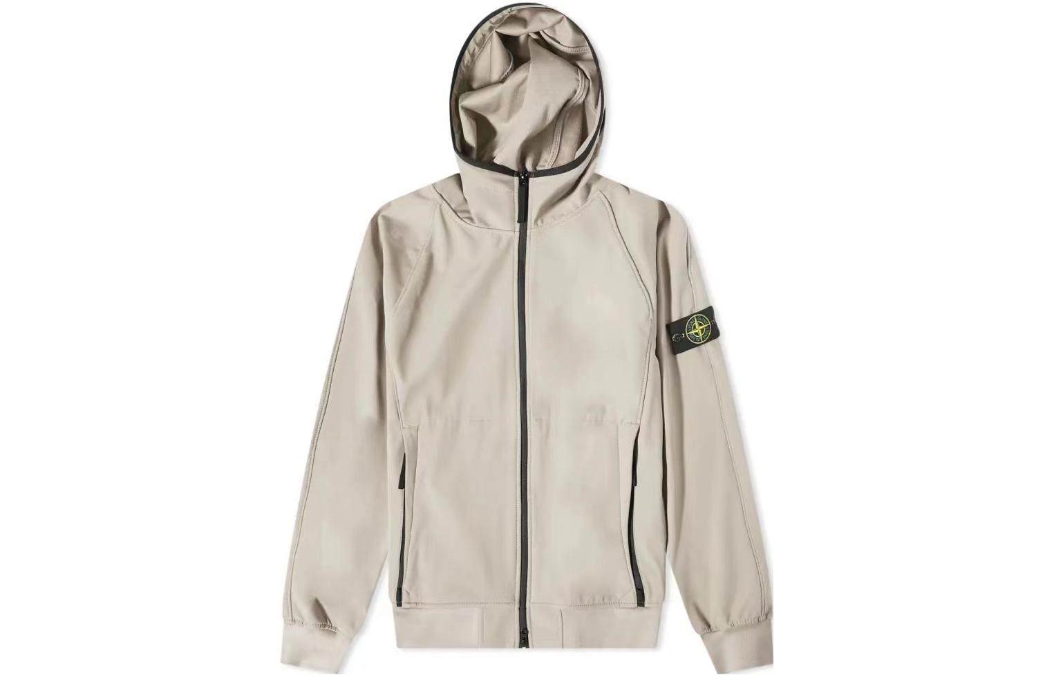 Stone Island Light Soft Shell-R Jacket Windproof Waterproof Breathable Dove Grey. 781540927-V0092 圖 2