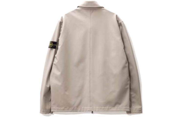 Stone Island Light Soft Shell-R Jacket Windproof Waterproof Breathable Dove Grey 781541027-V0092 圖 3