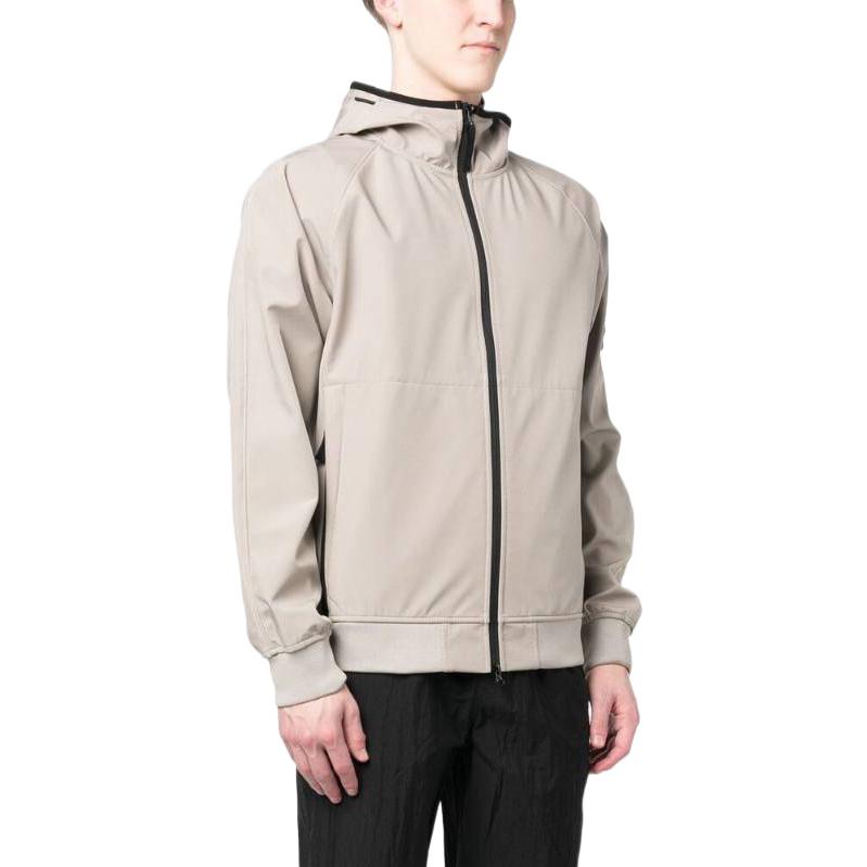 Stone Island Light Soft Shell-R Jacket Windproof Waterproof Breathable Dove Grey. 781540927-V0092 圖 5