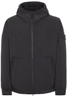 Stone Island Light Soft Shell-R Series Hooded Jacket Black - Windproof & Waterproof. 7715Q0122-V0029 Stone Island Light Soft Shell-R Series Hooded Jacket Black - Windproof & Waterproof. 7715Q0122-V0029